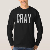 T-shirt Tee-shirt Cray Black LS (Devant)