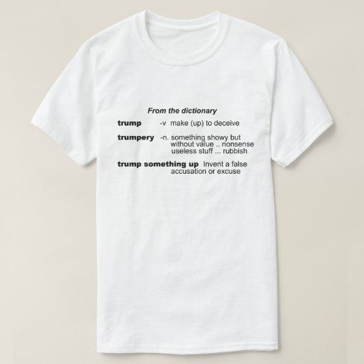 T-shirt Tee - shirt d'Anti-Atout (Design devant)