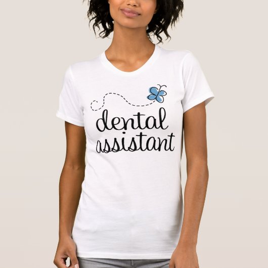 T-shirt Tee - shirt d'assistant dentaire de soins de santé (Devant)
