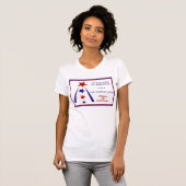 T-shirt Tee - shirt de 912 projets (Devant entier)