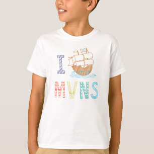 T-shirt Tee - shirt de bateau de pirate de MVNS 2015/2016