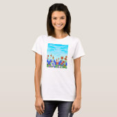 T-shirt Tee - shirt de bluebonnet de fleurs sauvages du (Devant entier)