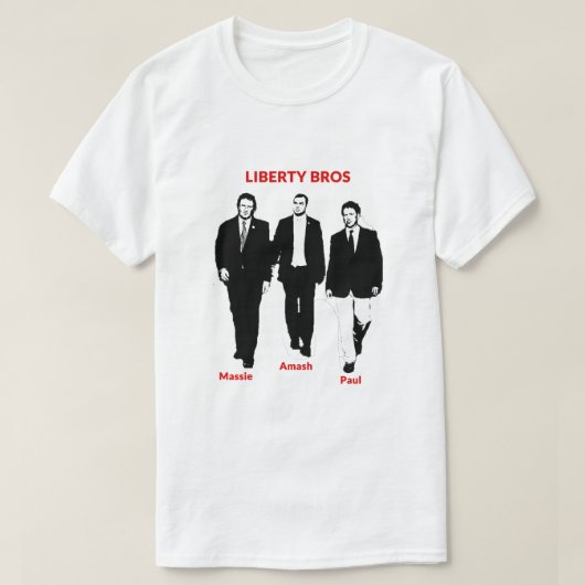 T-shirt Tee - shirt de Bros de liberté (Design devant)