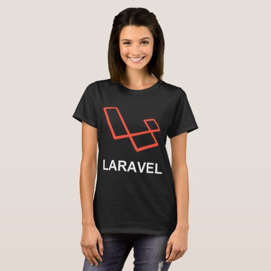 T-shirt Tee - shirt de cadre de PHP de Laravel (Devant entier)