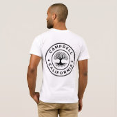 T-shirt tee - shirt de camping classique (Dos entier)