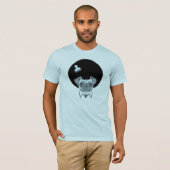 T-shirt Tee - shirt de carlin de disco (Devant entier)