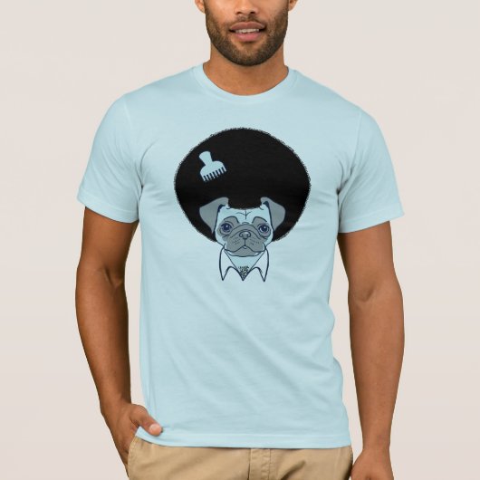 T-shirt Tee - shirt de carlin de disco (Devant)