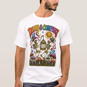 T-shirt Tee-shirt de champignon squelette dansant de Dead