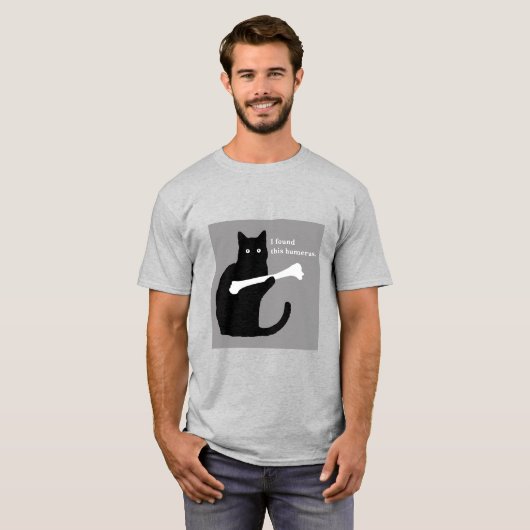 T-shirt Tee - shirt de chat d'humérus (Devant entier)