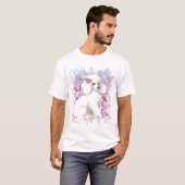 T-shirt Tee - shirt de chicots blancs (Devant entier)