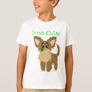 T-shirt Tee - shirt de chiot de Cutie d'Irlandais