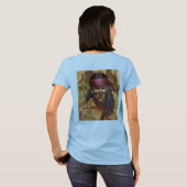 T-shirt Tee - shirt de combat de couteau d'Apache (Dos entier)