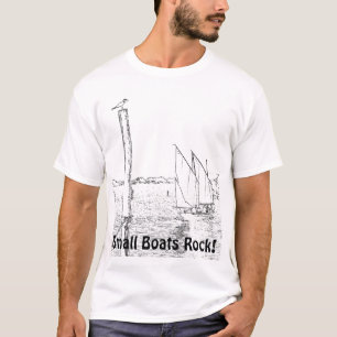 T-shirt Tee - shirt de dessin de voilier