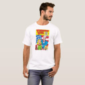 T-shirt Tee - shirt de fille du tonnerre des hommes (Devant entier)