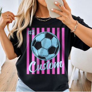 T-shirt Tee-shirt de foot à numéro personnalisé