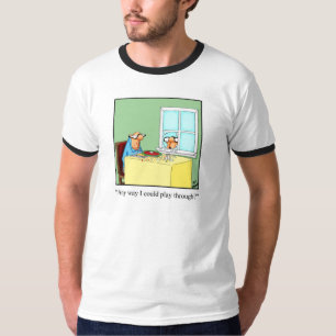 T-shirt Tee - shirt de Humour Funny Golf "Play Through"