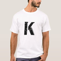 tee - shirt de la lettre K