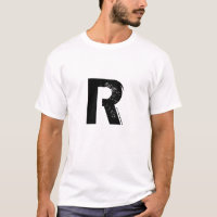 tee - shirt de la lettre R