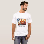 T-shirt Tee - shirt de la liberté (Devant entier)