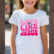 Tee-shirt de la Saint-Valentin Amour comme Jésus