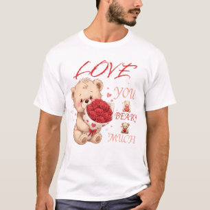 T-shirt Tee-shirt de la Saint-Valentin "Je t'aime énorméme