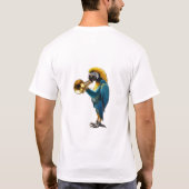 T-shirt Tee-shirt de la soirée musicale des perroquets pou (Dos)