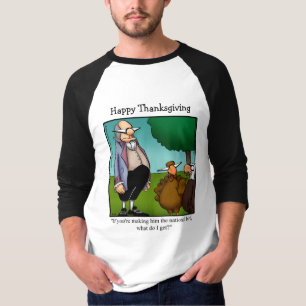 T-shirt Tee - shirt de l'Humour de Thanksgiving