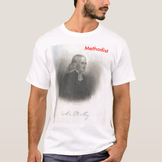T-shirt Tee - shirt de méthodiste de John Wesley