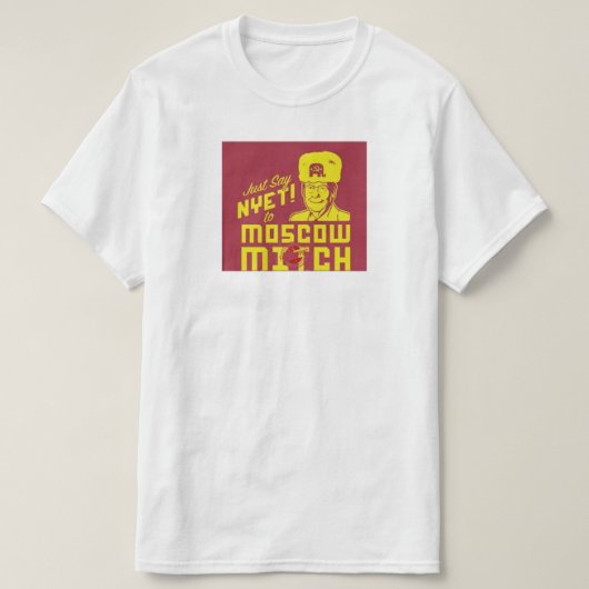 T-shirt tee - shirt de moscou (Design devant)