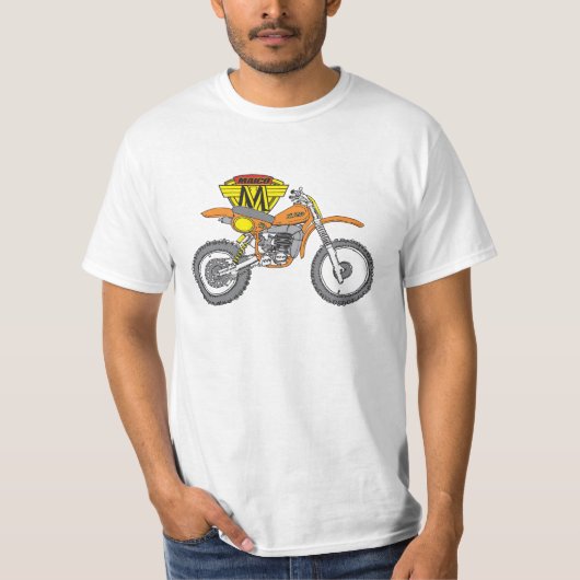 T-shirt Tee - shirt de motocross de Maico (Devant)