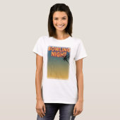 T-shirt tee-shirt de nuit pour bowling (Devant entier)