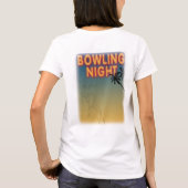 T-shirt tee-shirt de nuit pour bowling (Dos)