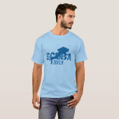 T-shirt Tee - shirt de plongeur autonome (Devant entier)