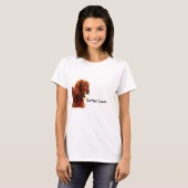 T-shirt Tee - shirt de poseur irlandais (Devant entier)