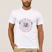 T-shirt Tee - shirt de Potters Beach (Devant)