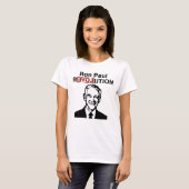 T-shirt Tee - shirt de révolution de Ron Paul (Devant entier)