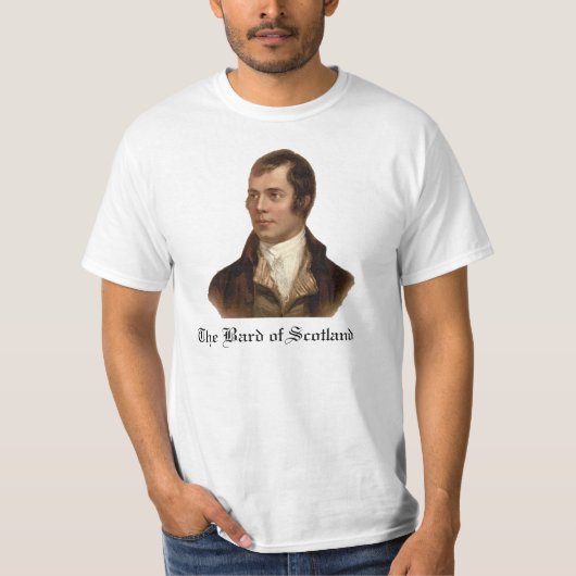 T-SHIRT TEE - SHIRT DE S D'HOMMES DE ROBERT BURNS ' (Devant)