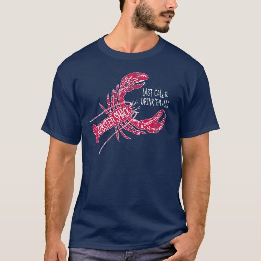 T-shirt Tee - shirt de Shack de homard de Boston (Devant)