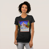 T-shirt Tee - shirt de Shetland Sheepdog (Devant entier)
