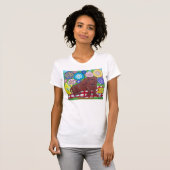 T-shirt Tee - shirt de teckel (Devant entier)