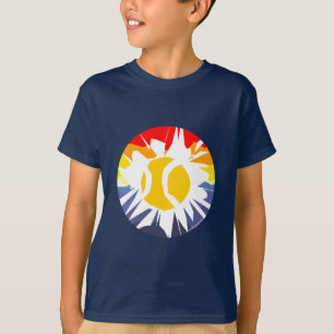 T-shirt Tee - shirt de tennis d'enfants