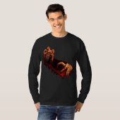 T-shirt Tee - shirt de vampires de zombi d'horreur de (Devant entier)