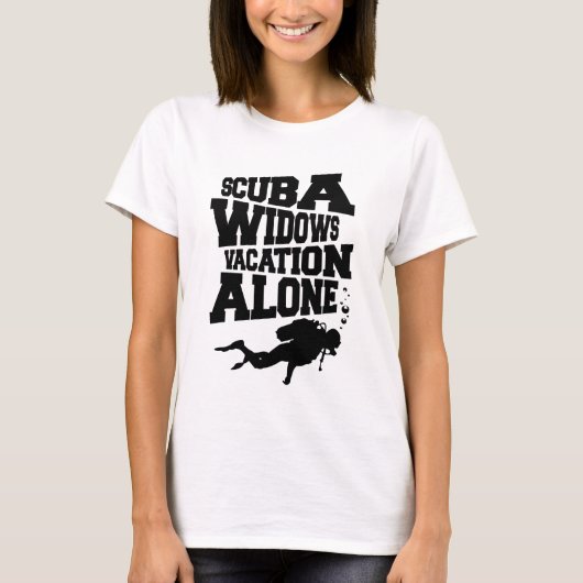 T-shirt Tee - shirt de veuves de scaphandre (Devant)