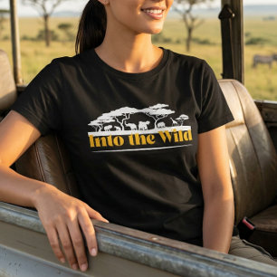 T-shirt Tee-shirt de voyage Safari Aventure dans la nature