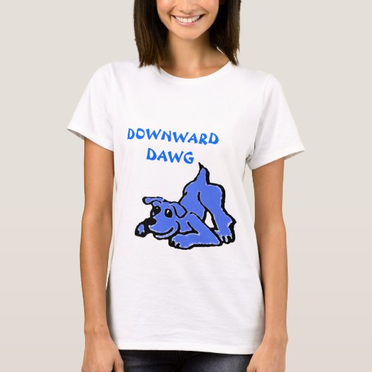 T-shirt TEE - SHIRT de yoga DOWNWARD DAWG (Devant)