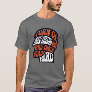 T-shirt Tee-shirt « Décrochez des fausses nouvelles – Pens