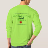 T-shirt Tee - shirt d'infirmier autorisé (Dos)