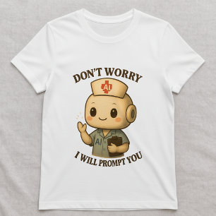 T-shirt Tee-shirt d'infirmière IA ; Infirmière tech ; Cade