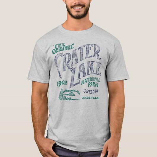 T-shirt Tee - shirt d'original de parc national de lac (Devant)