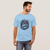 T-shirt Tee-shirt dragon mixte (Devant entier)